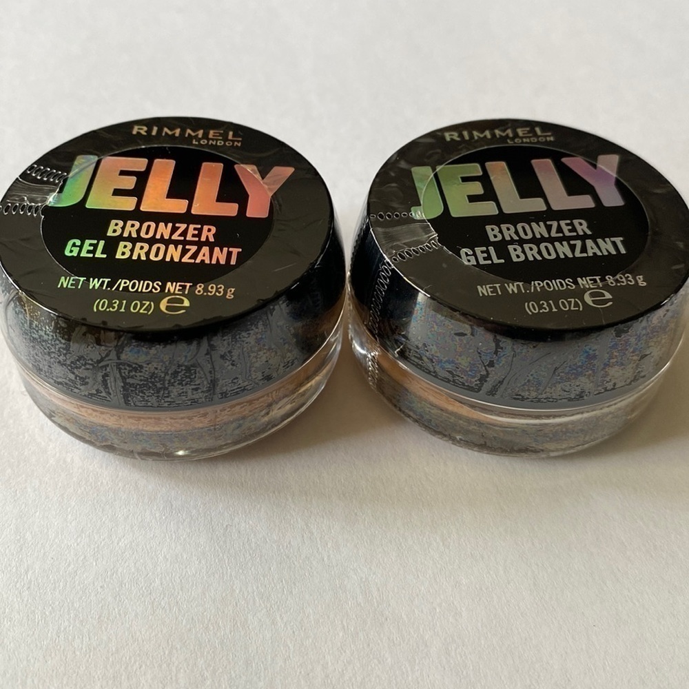 3 Rimmel bronzers paradise set of 3 face gel jelly pot NEW sealed full size